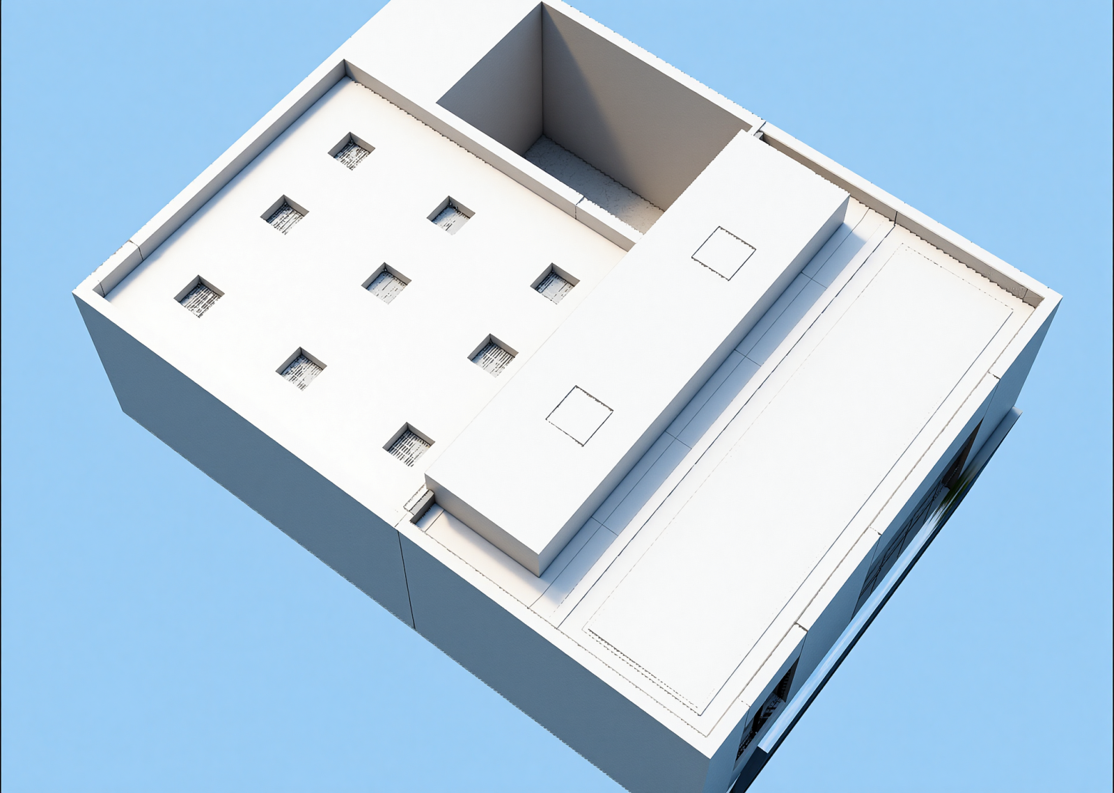 现代鸟瞰规划3D模型下载【ID:1215111885】