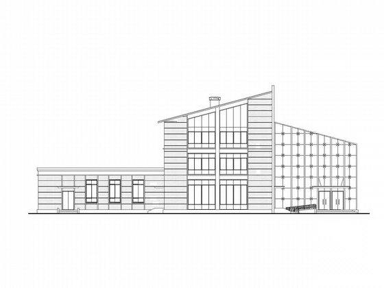 [江西]某小区三层会所建筑结构水电施工图cad施工图下载【ID:167252127】