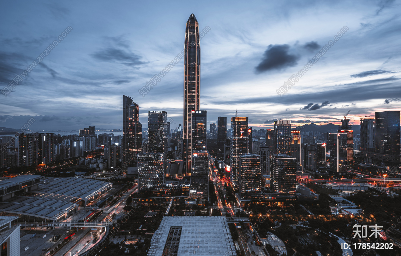 外景都市风景贴图下载【ID:178542202】