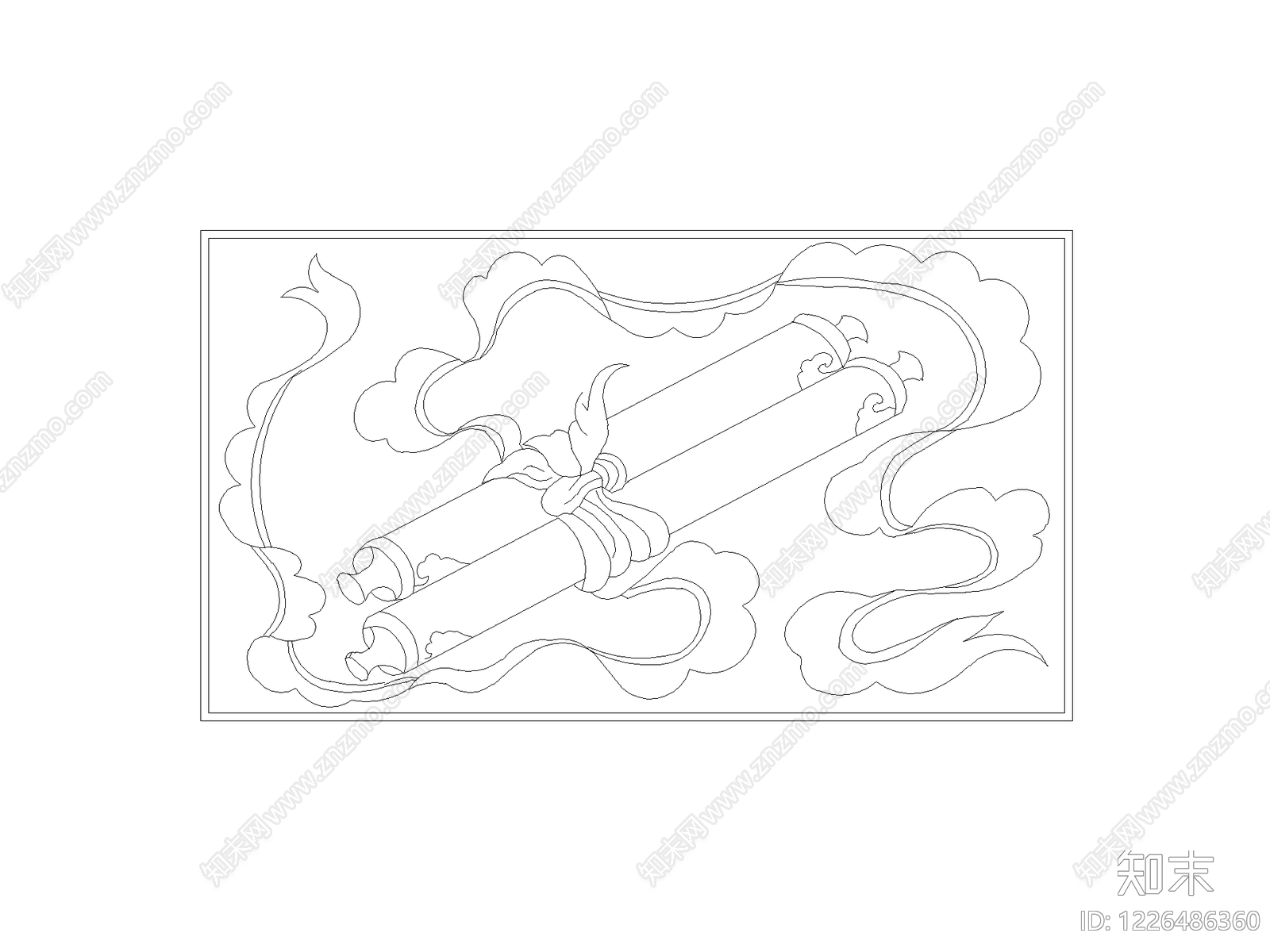 标识标牌构件cad施工图下载【ID:1226486360】