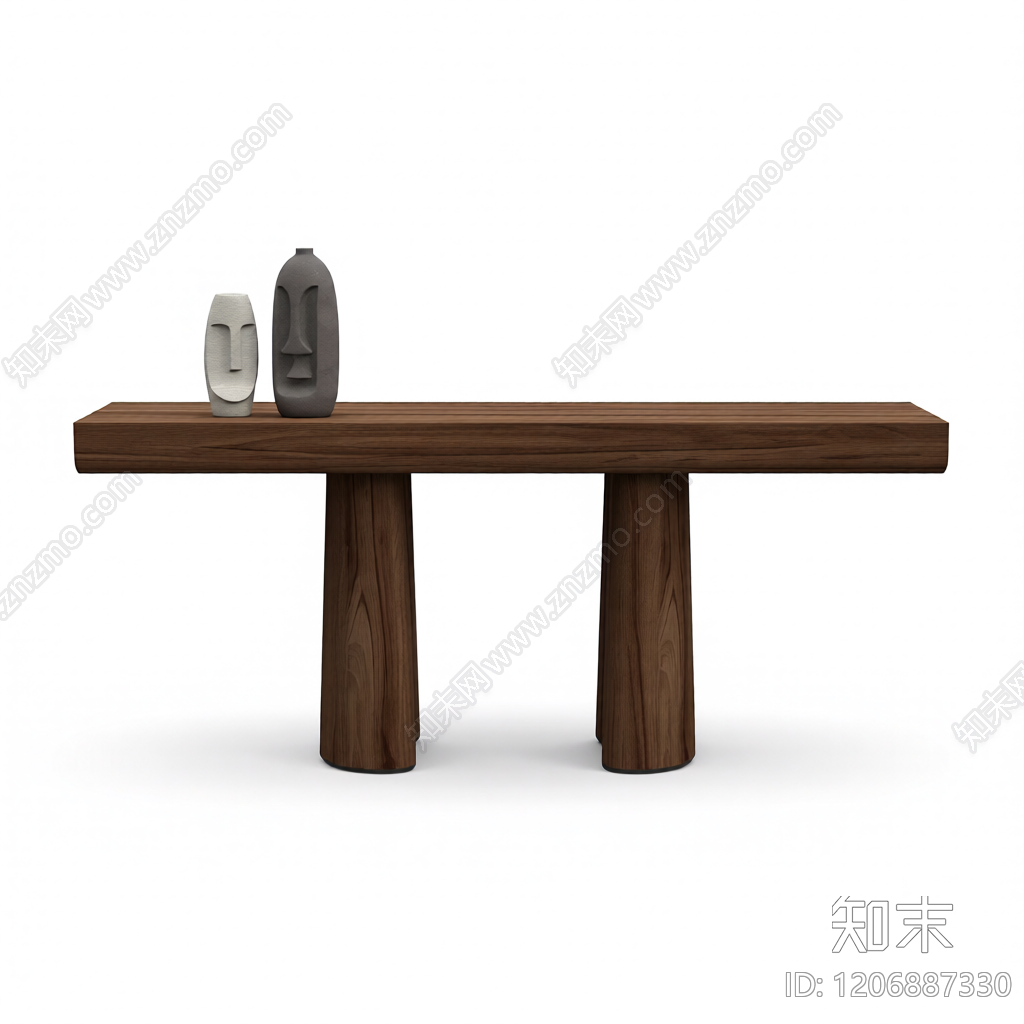木质台面装饰组合3D模型下载【ID:1206887330】