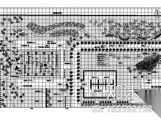 [河北]校园园林景观工程施工图施工图下载【ID:165592152】