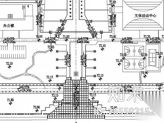 [河北]校园园林景观工程施工图施工图下载【ID:165592152】