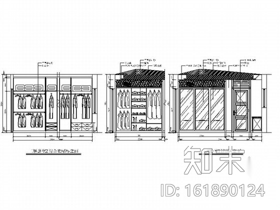 [杭州]某高尔夫别墅室内装饰施工图cad施工图下载【ID:161890124】