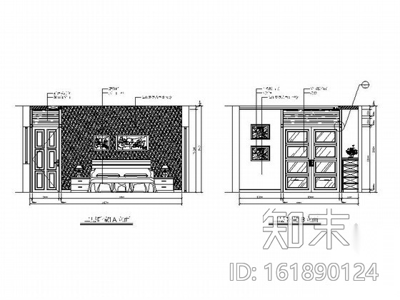 [杭州]某高尔夫别墅室内装饰施工图cad施工图下载【ID:161890124】