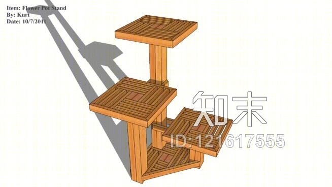 花盆标准-3SU模型下载【ID:121617555】