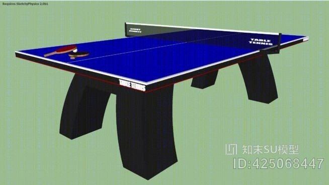 乒乓球SU模型下载【ID:425068447】