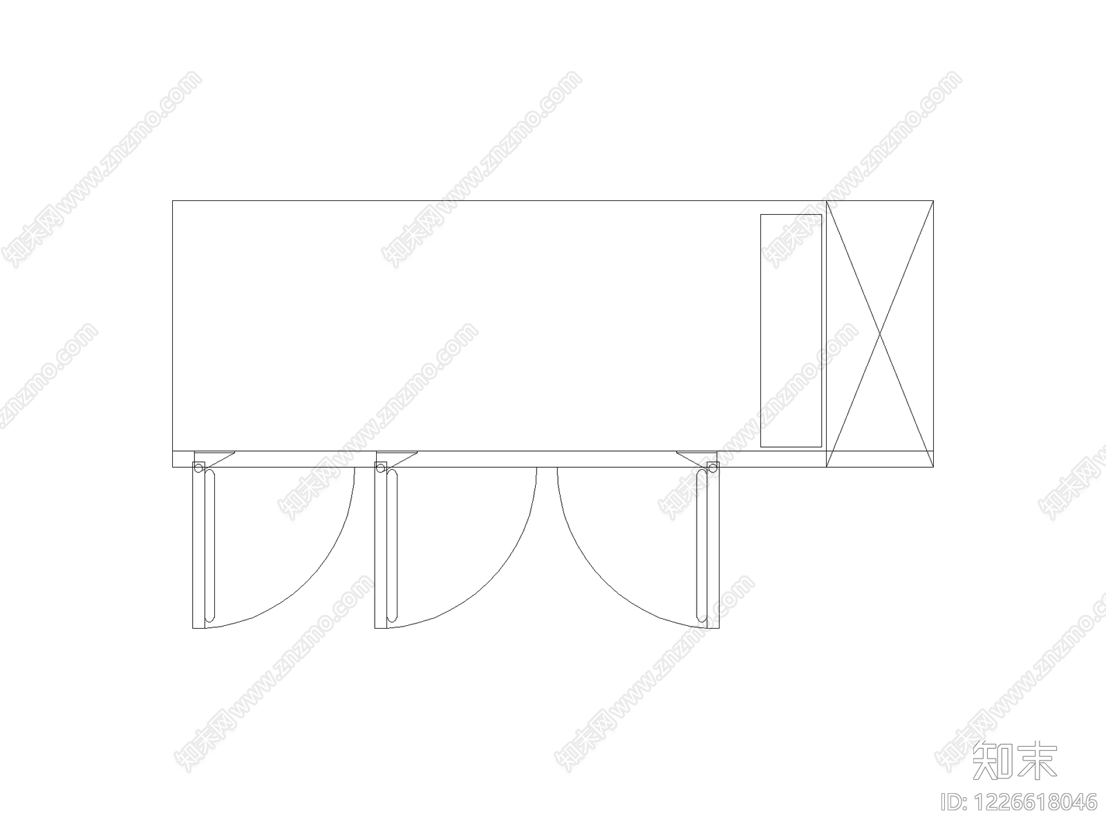 桌子cad施工图下载【ID:1226618046】