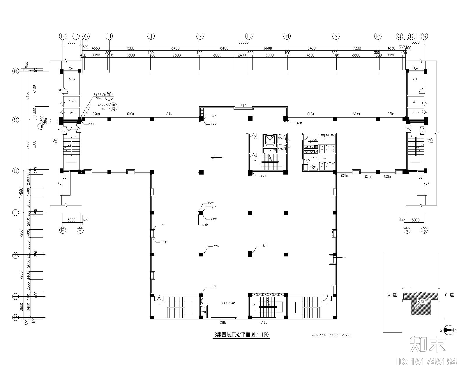 深圳顺章电器有限公司办公空间装修施工图+效果图cad施工图下载【ID:161746184】