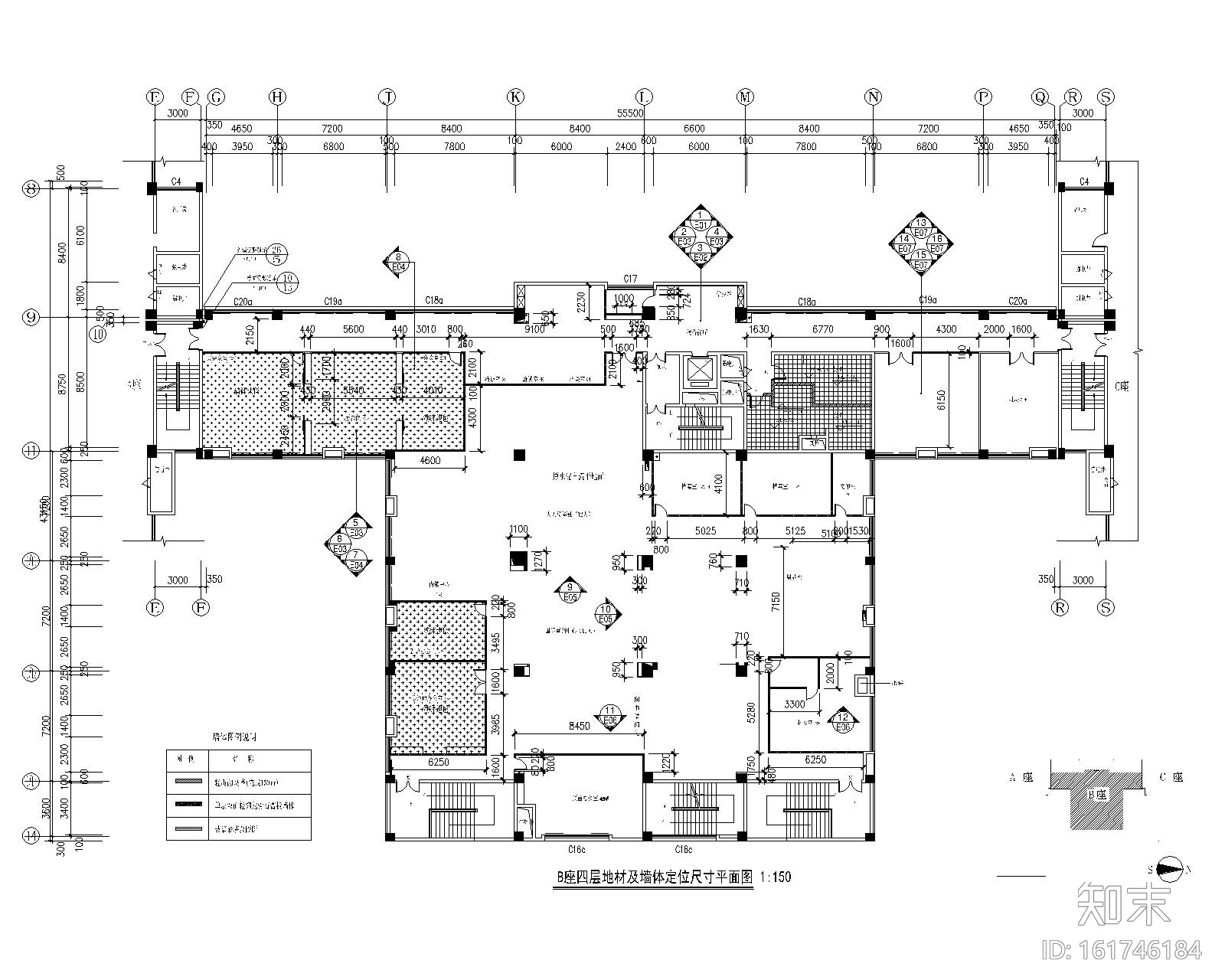 深圳顺章电器有限公司办公空间装修施工图+效果图cad施工图下载【ID:161746184】