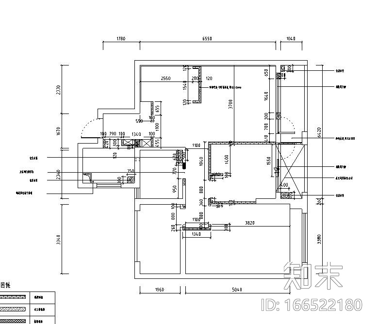 铭筑设计-浙江杭州雅居施工图+效果图施工图下载【ID:166522180】