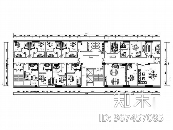 [安徽]某担保有限公司办公空间装修图cad施工图下载【ID:967457085】