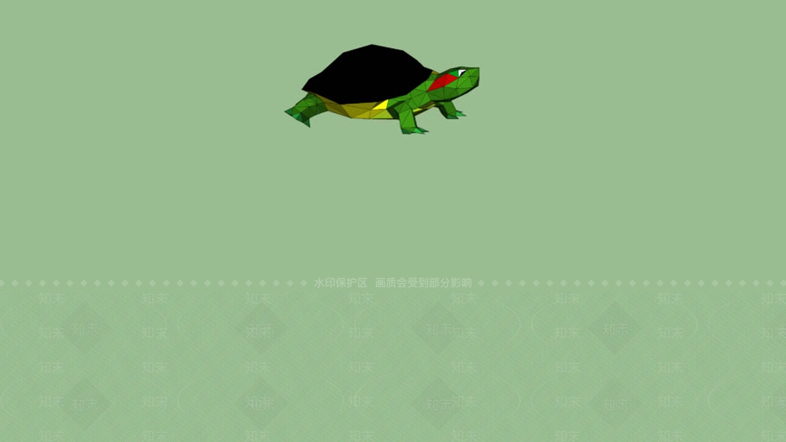 乌龟SU模型下载【ID:1162601191】