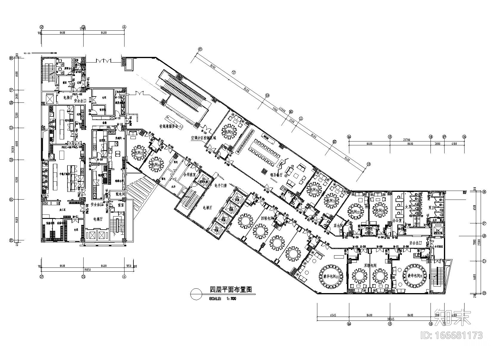 [深圳]中央商务区五星级商务酒店客房室内装修图（含效果...cad施工图下载【ID:166681173】