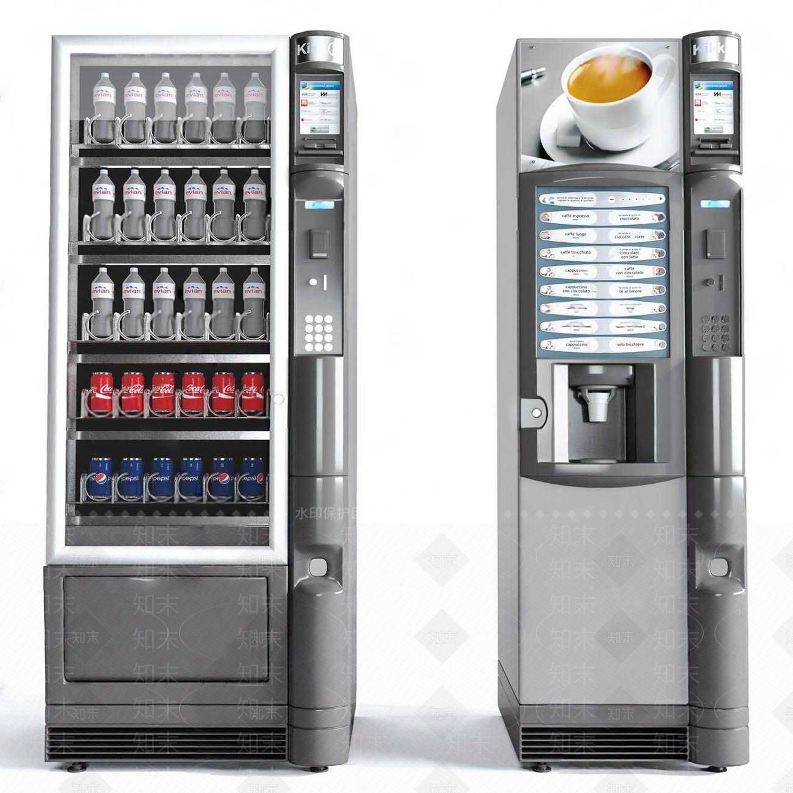 现代饮料自动售货机3D模型下载【ID:1100767672】
