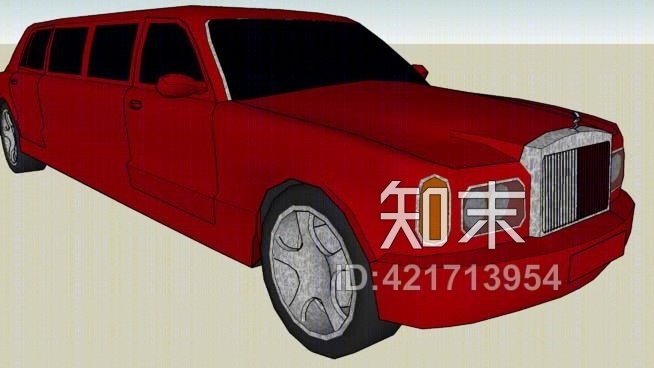 劳斯莱斯银色六翼天使SU模型下载【ID:421713954】