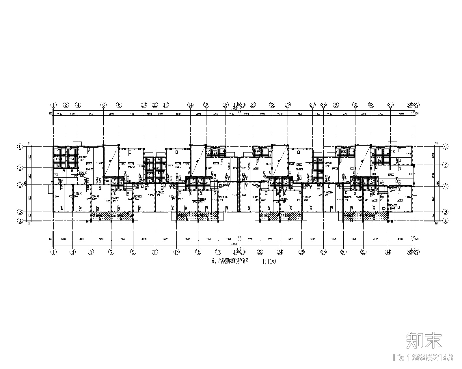 山东六层砌体结构住宅楼结构施工图2014cad施工图下载【ID:166462143】