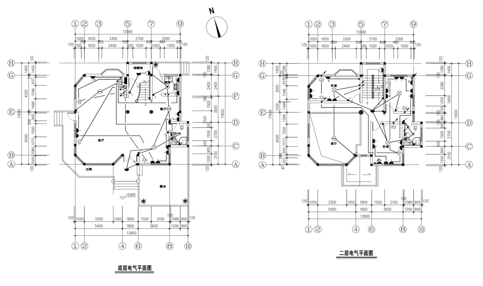 欧陆风格私人独栋别墅建筑设计施工图（含CAD、JPG）施工图下载【ID:149889165】