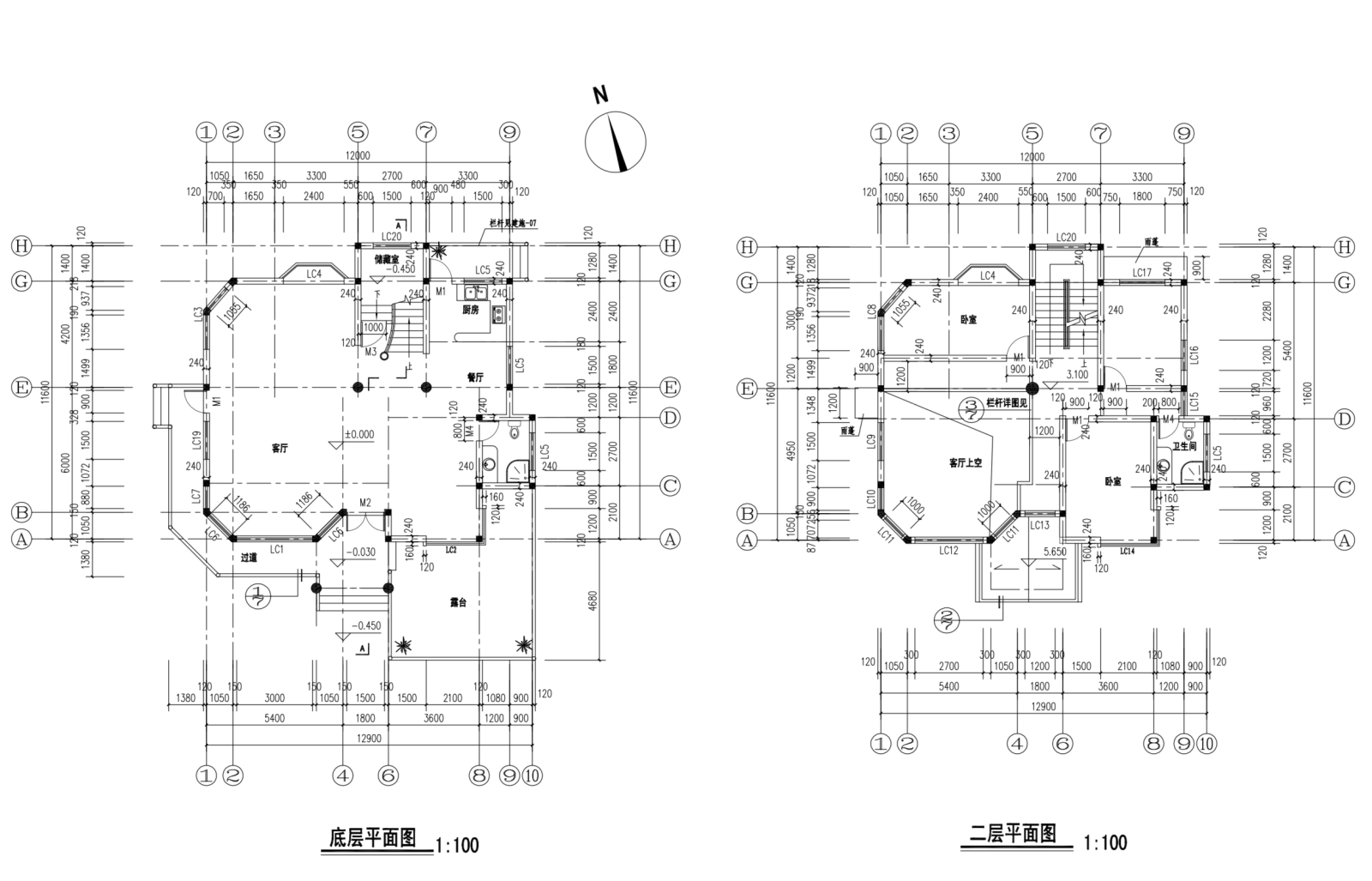 欧陆风格私人独栋别墅建筑设计施工图（含CAD、JPG）施工图下载【ID:149889165】