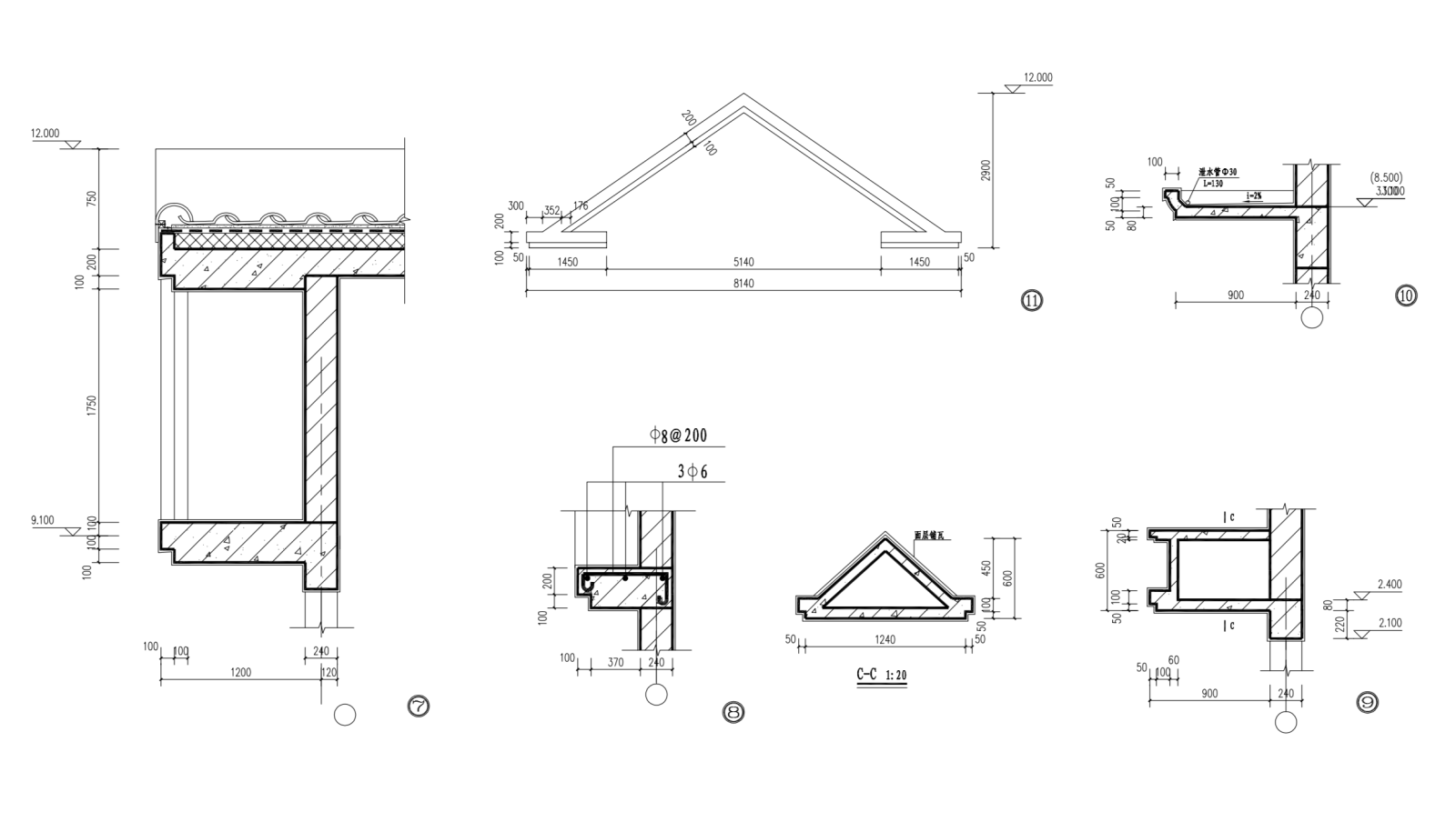 欧陆风格私人独栋别墅建筑设计施工图（含CAD、JPG）施工图下载【ID:149889165】