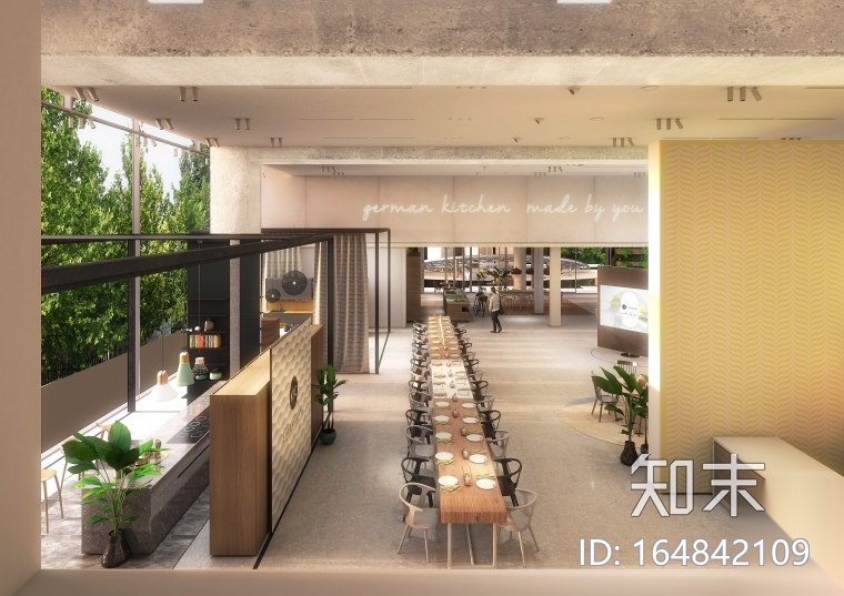 [北京]赫曼德高端橱柜连锁店效果图+CAD全套施工图cad施工图下载【ID:164842109】