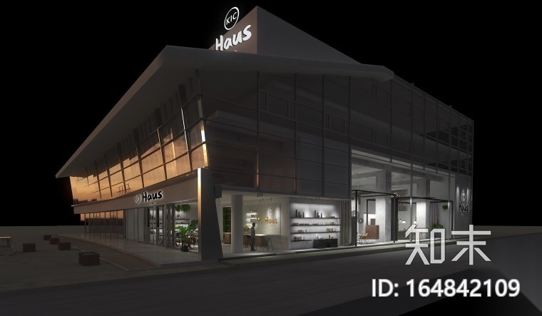 [北京]赫曼德高端橱柜连锁店效果图+CAD全套施工图cad施工图下载【ID:164842109】