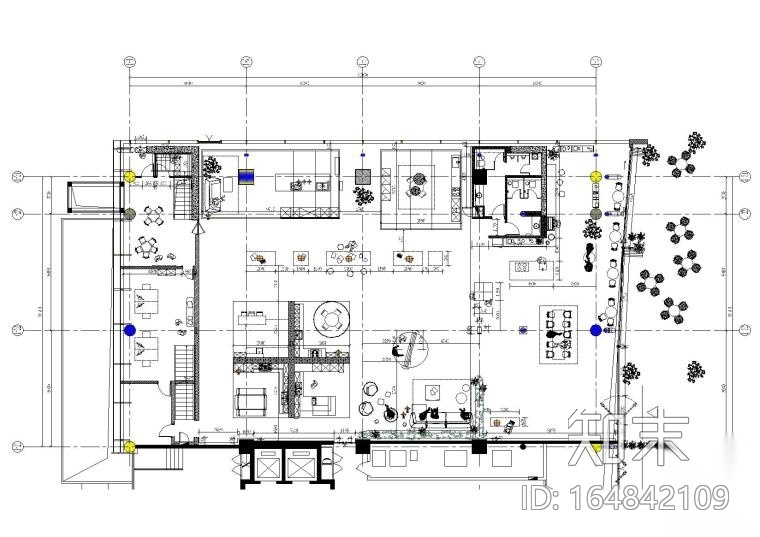 [北京]赫曼德高端橱柜连锁店效果图+CAD全套施工图cad施工图下载【ID:164842109】