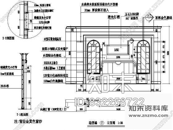 图块/节点家具专卖造型墙详图Ⅰcad施工图下载【ID:832258722】