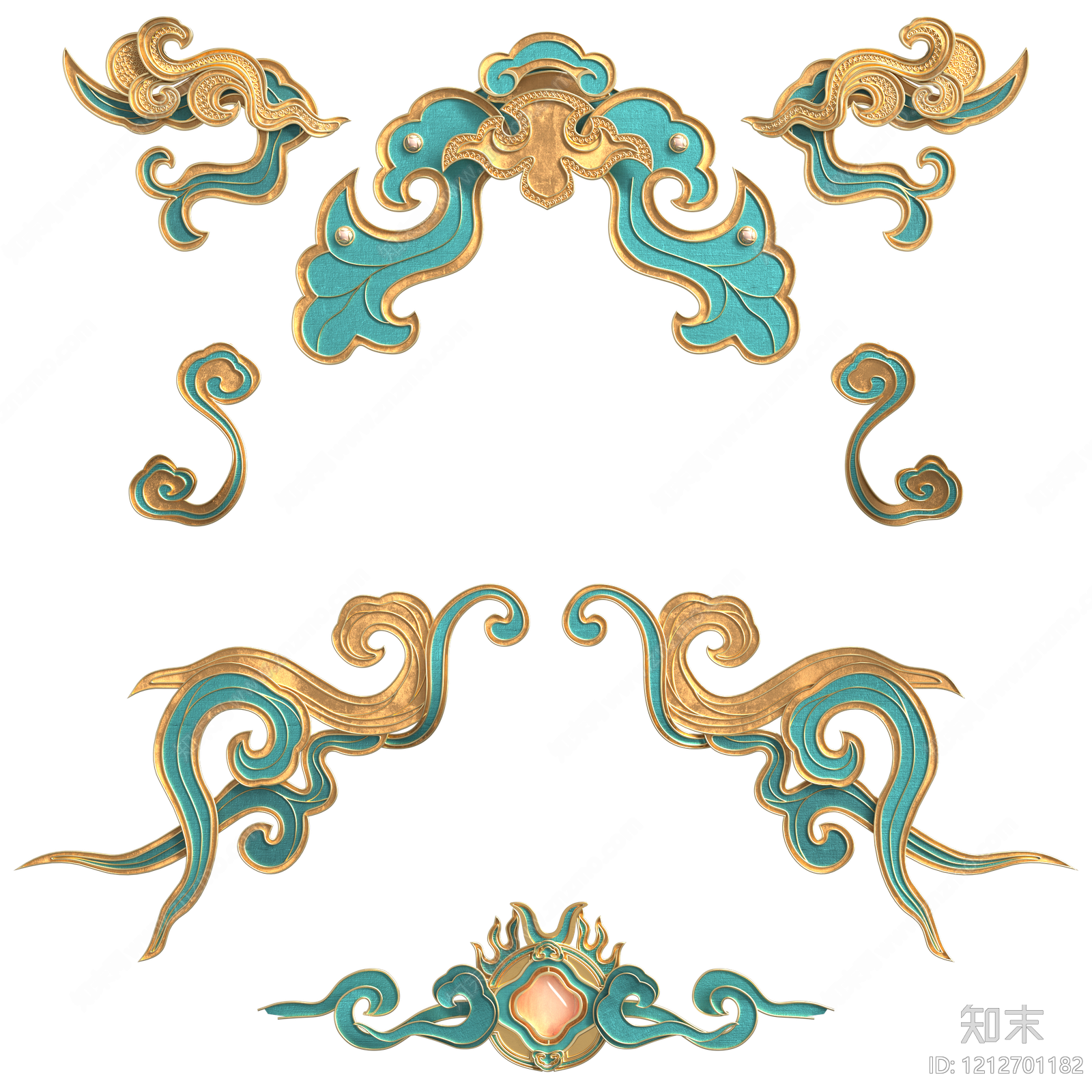 传统纹样贴图下载【ID:1212701182】