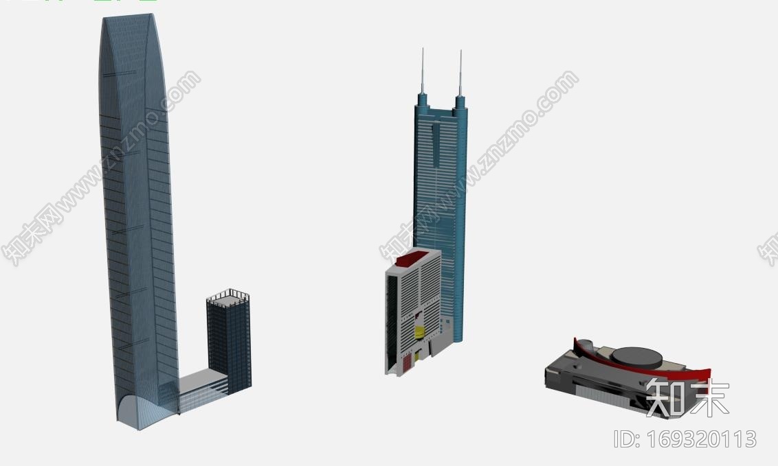 深圳万象城CG模型下载【ID:169320113】