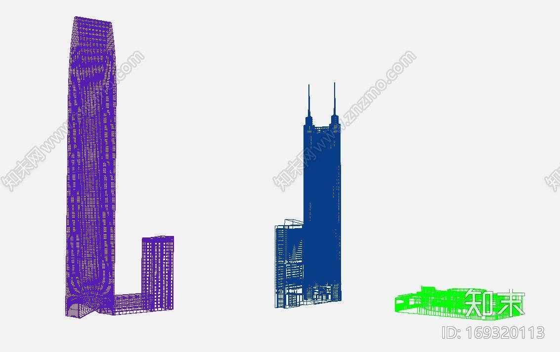 深圳万象城CG模型下载【ID:169320113】