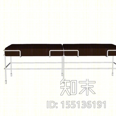 现代布艺脚踏SU模型下载【ID:155136191】