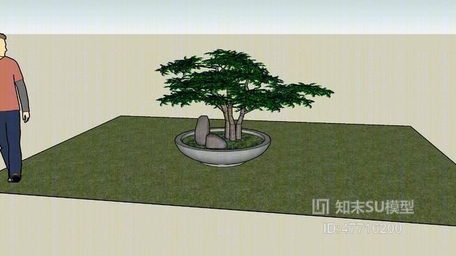 盆栽SU模型下载【ID:47716200】