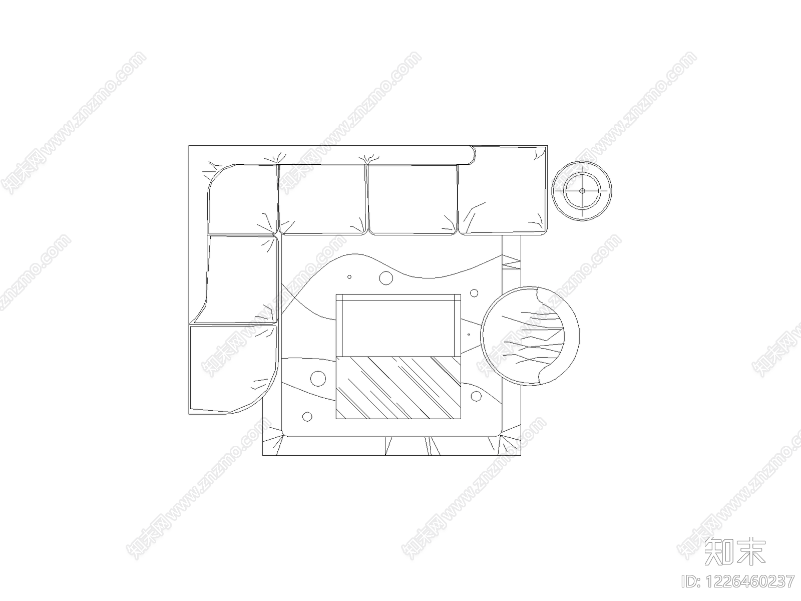 家装图块cad施工图下载【ID:1226460237】