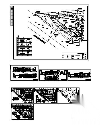 [廊坊市]某三层洗浴中心建筑结构施工图cad施工图下载【ID:160725180】