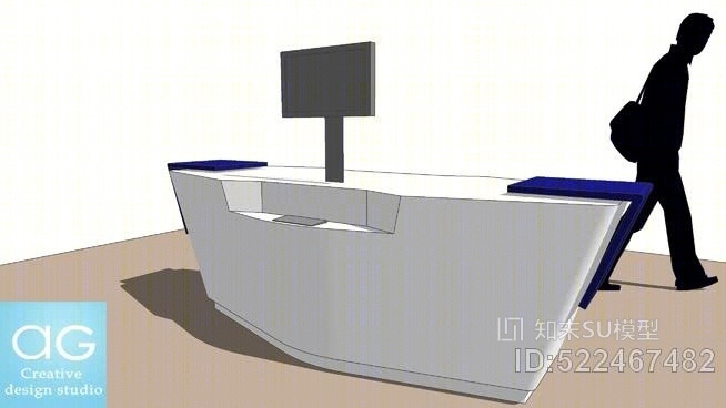 零售展示橱窗概念（1）SU模型下载【ID:522467482】