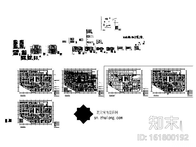 [武汉]某大五星酒店装修图cad施工图下载【ID:161800192】