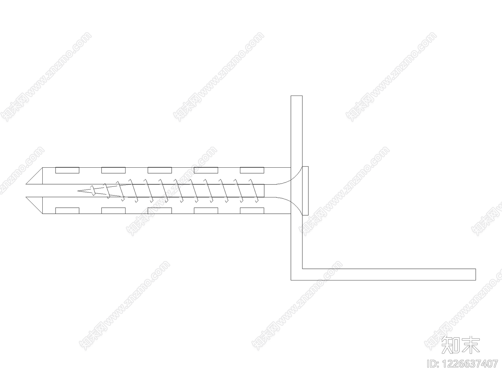 五金管件cad施工图下载【ID:1226637407】