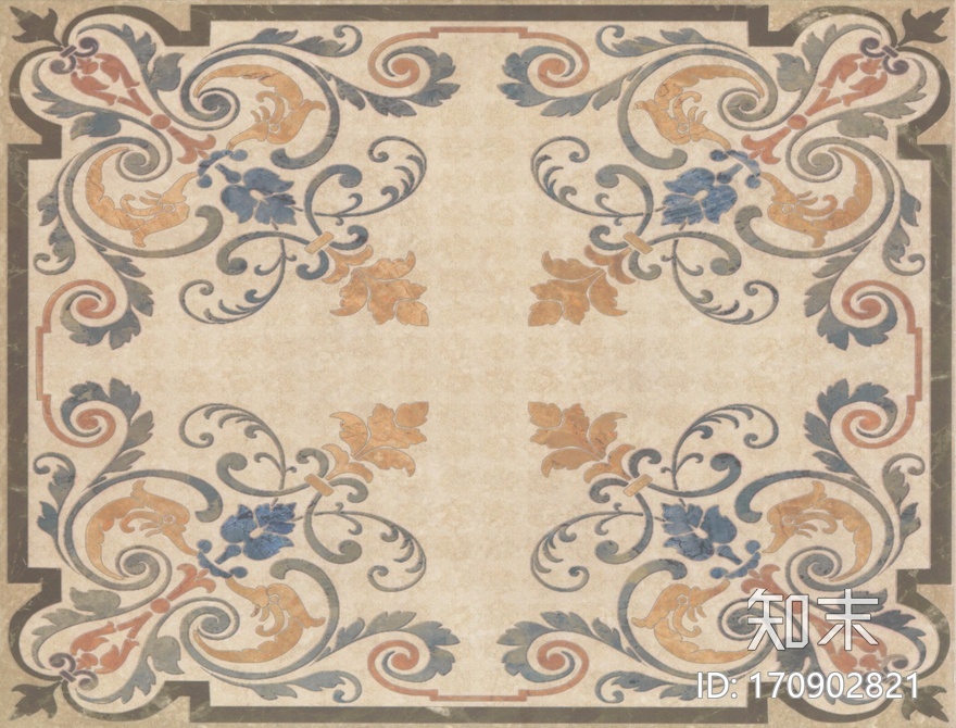 彩色花样地砖贴图下载【ID:170902821】