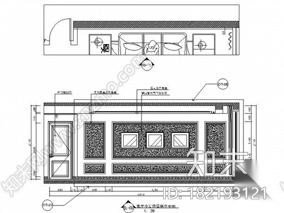 [厦门]欧式四室两厅居室完整施工图cad施工图下载【ID:182193121】