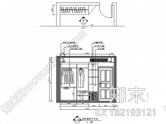 [厦门]欧式四室两厅居室完整施工图cad施工图下载【ID:182193121】