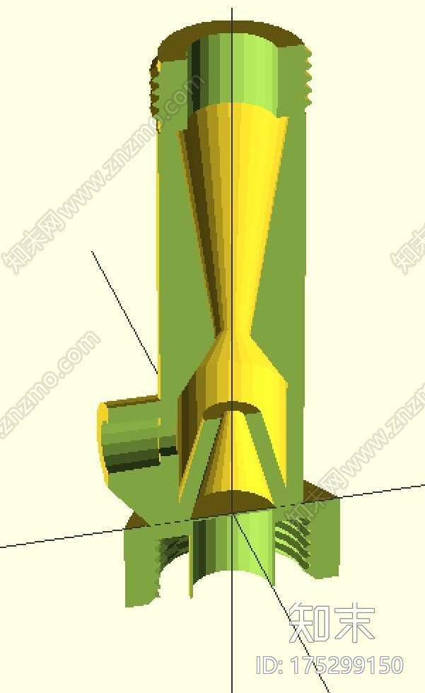 花园水管三通接头3d打印模型下载【ID:175299150】