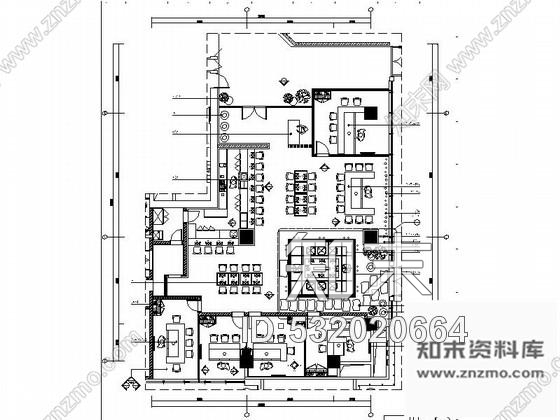 施工图江苏五星级大饭店日本料理餐厅室内装修CAD施工图含效果施工图下载【ID:532020664】