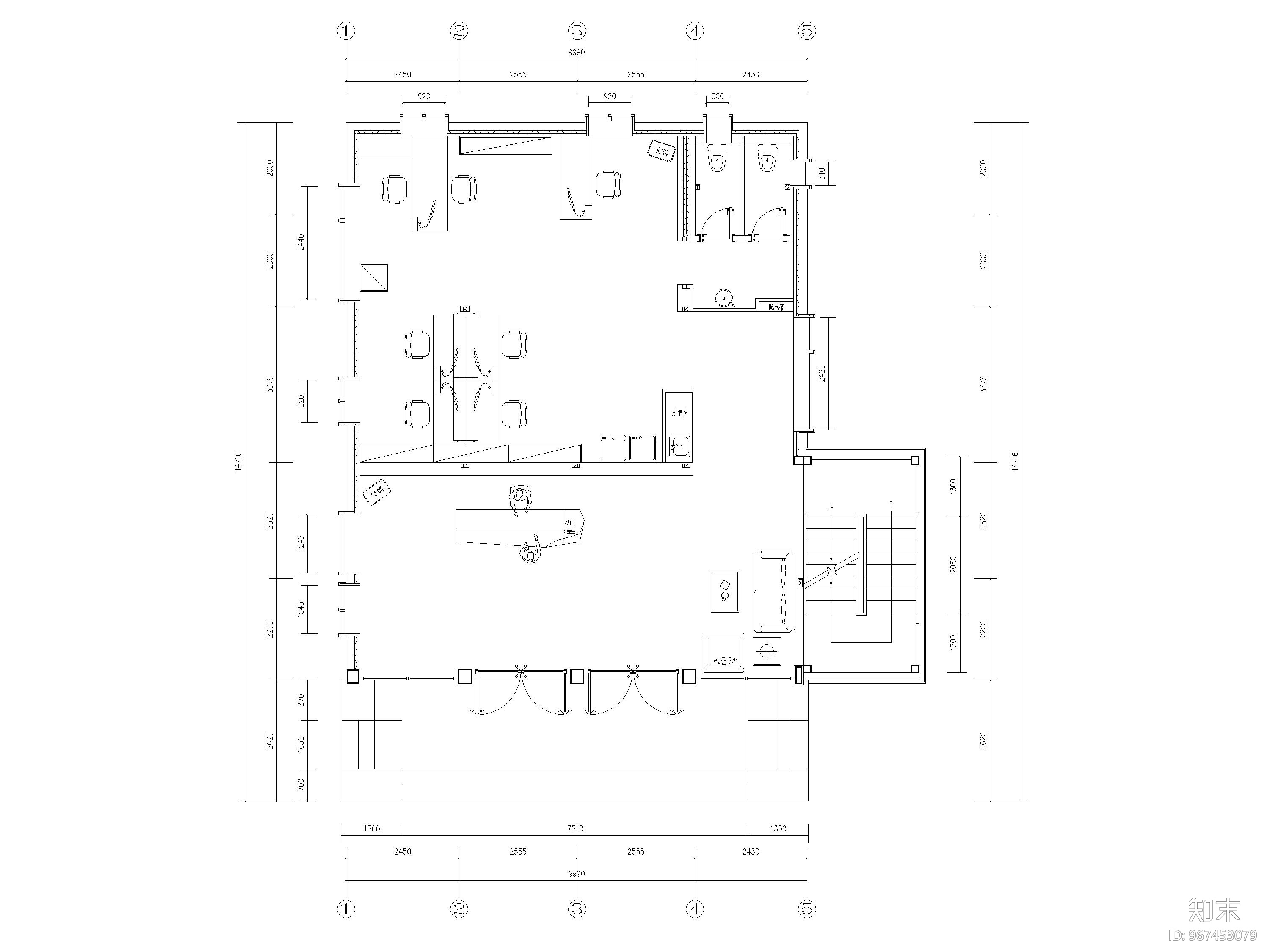 348㎡集装箱改造loft办公空间项目施工图施工图下载【ID:967453079】