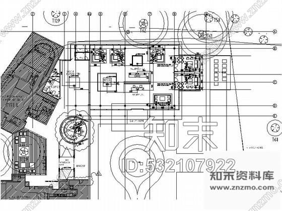 施工图高级现代风格售楼部装修施工图含效果cad施工图下载【ID:532107922】