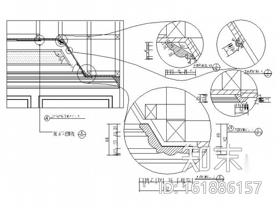 [武汉]法兰西田园风情独栋双层别墅装修施工图cad施工图下载【ID:161886157】