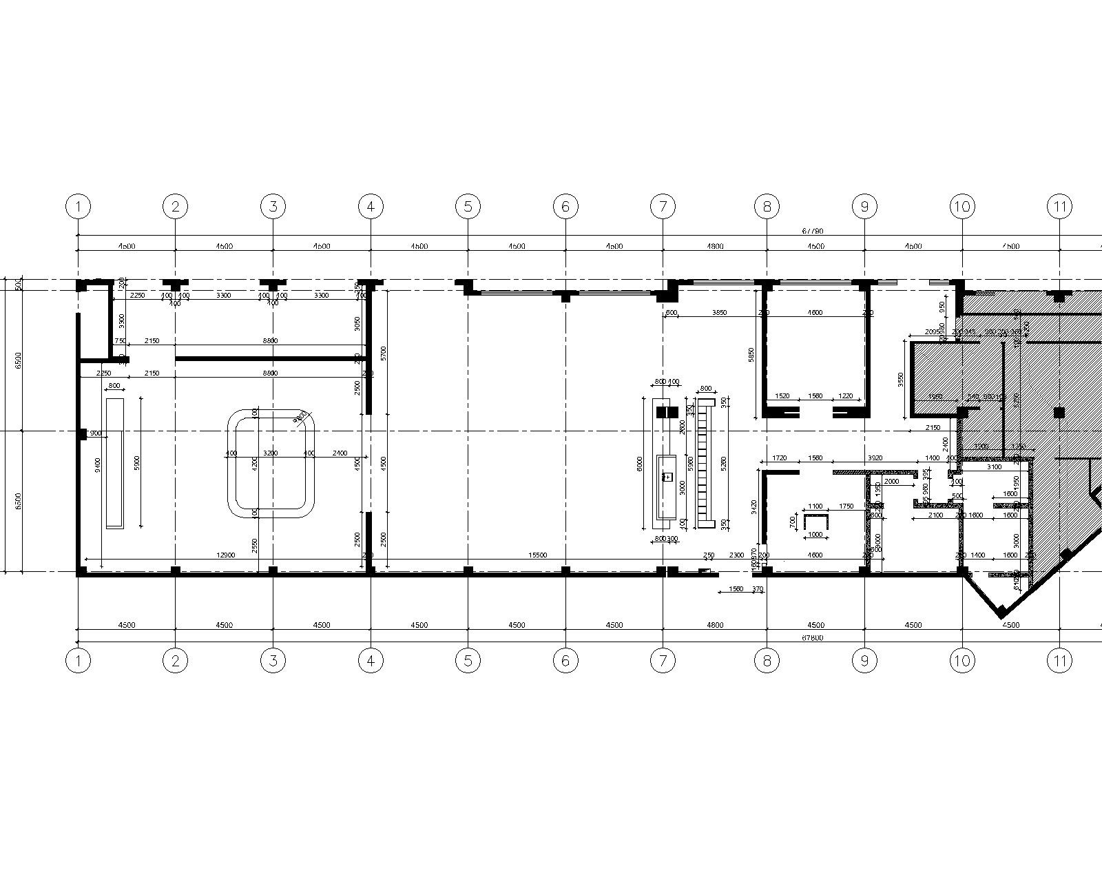 [江苏]集艾G&A-南京华润国际社区售楼处CAD施工图cad施工图下载【ID:160704147】