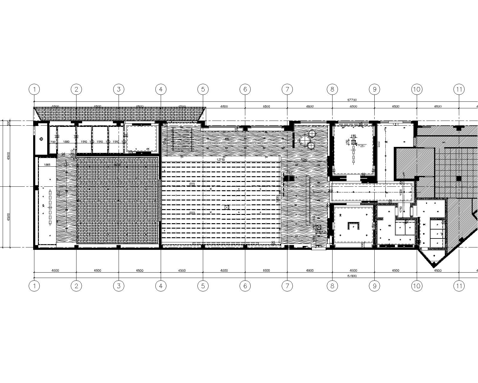 [江苏]集艾G&A-南京华润国际社区售楼处CAD施工图cad施工图下载【ID:160704147】