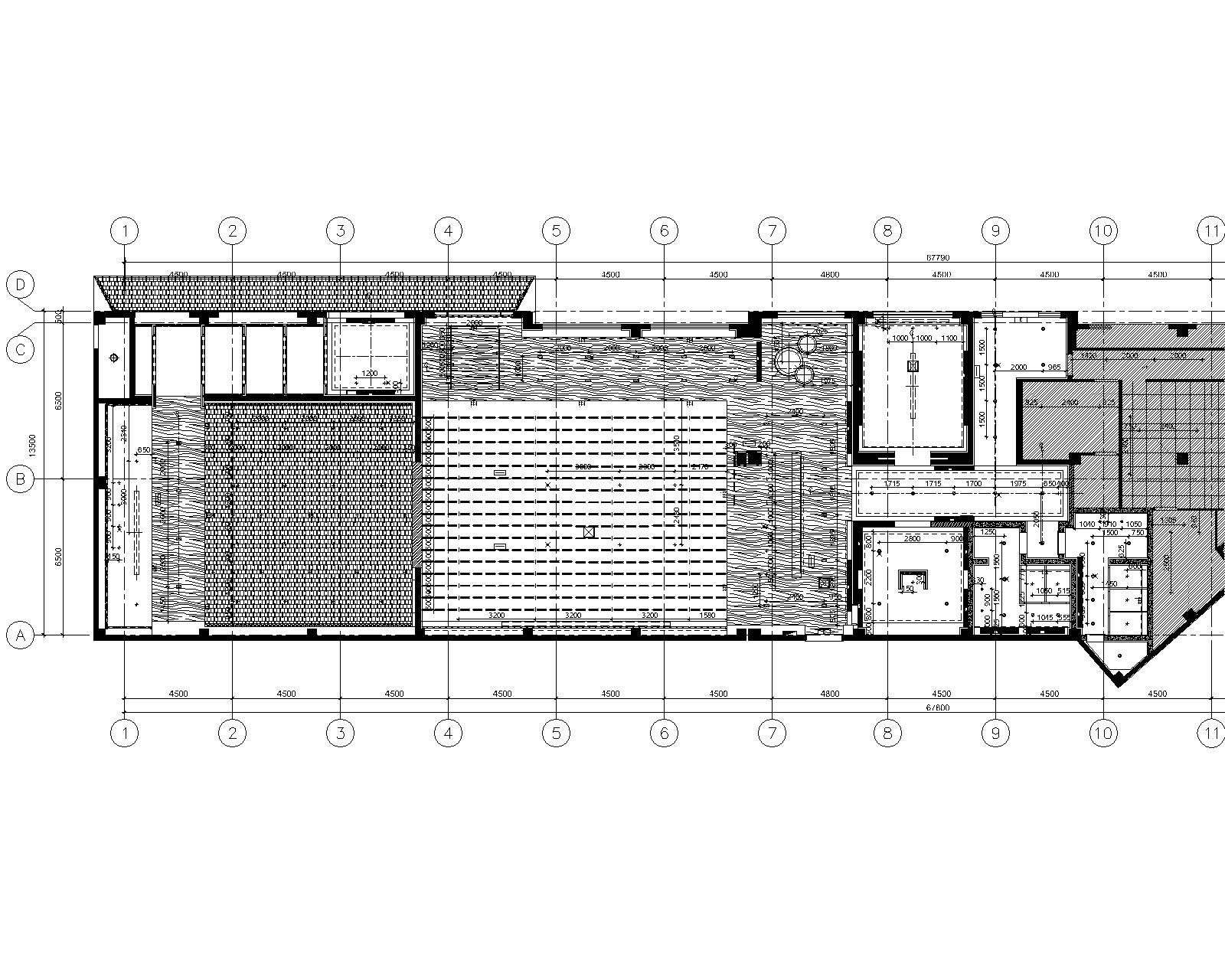[江苏]集艾G&A-南京华润国际社区售楼处CAD施工图cad施工图下载【ID:160704147】