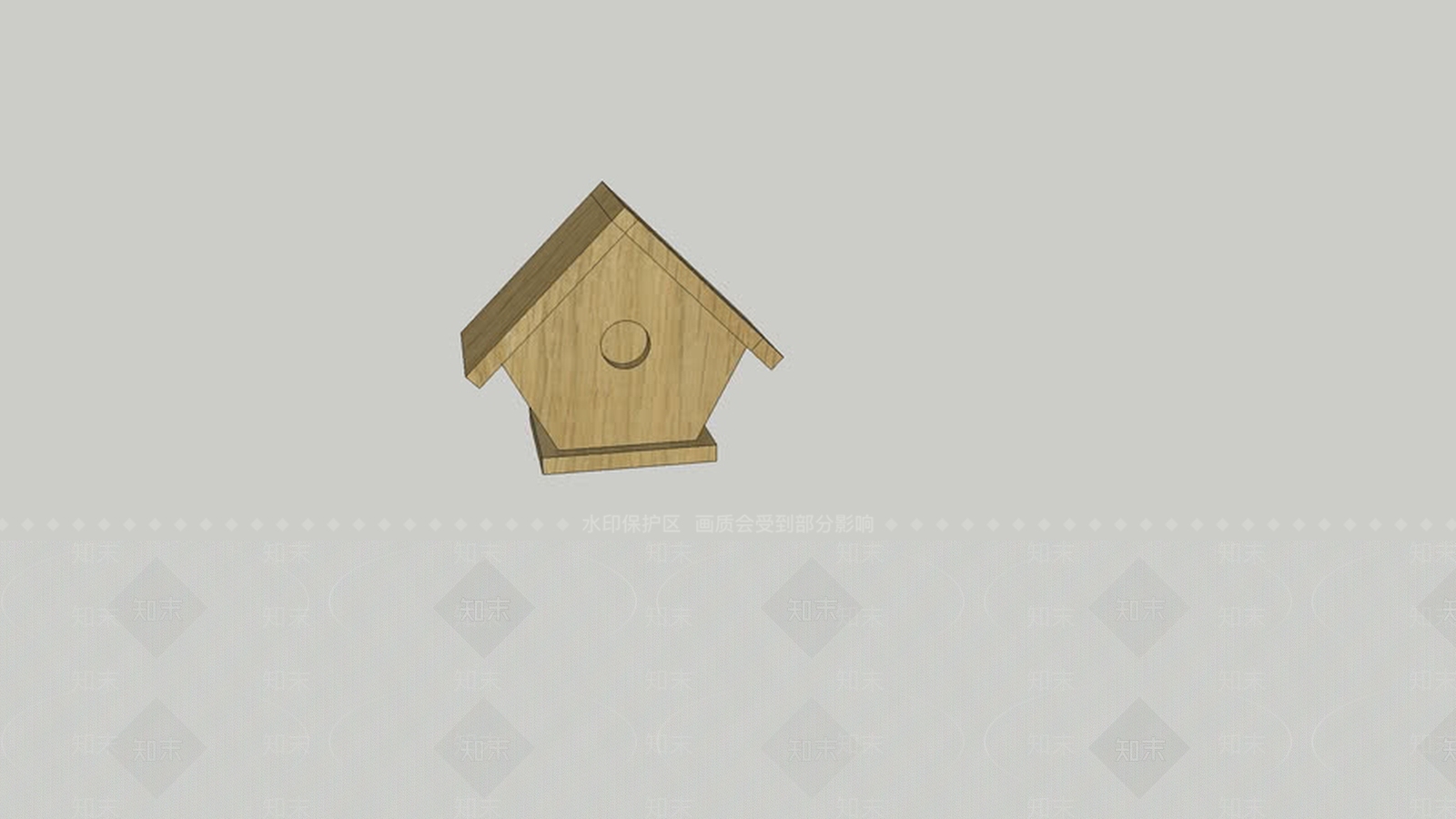 鸟舍SU模型下载【ID:1161796024】